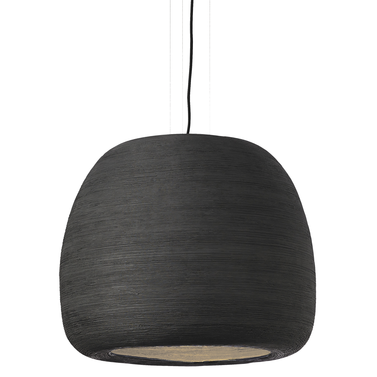 Karam Large Pendant Large Black/Black 2700K 90 CRI a21 led 90 cri 2700k 120v