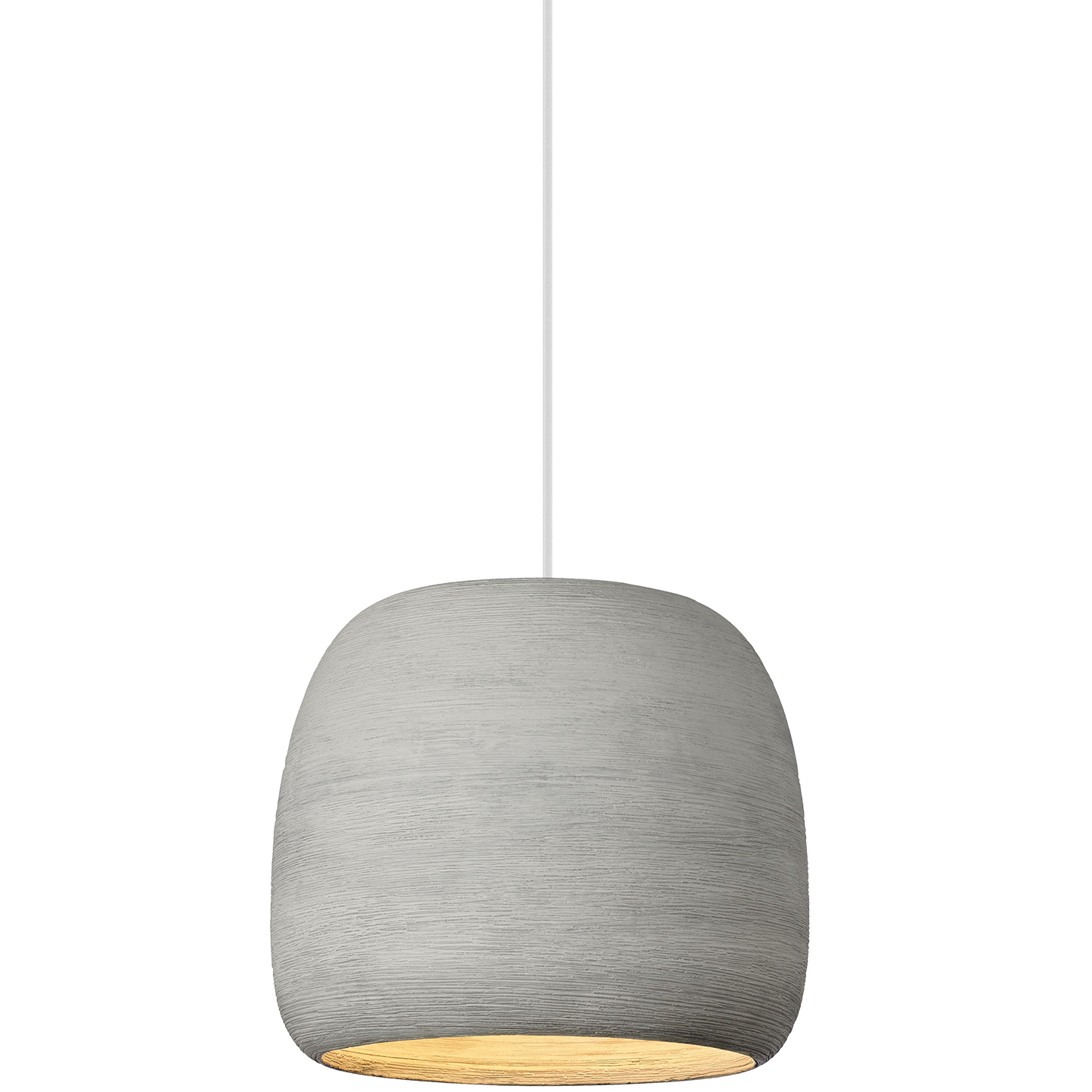 Karam Small Pendant Small Concrete/White no lamp 