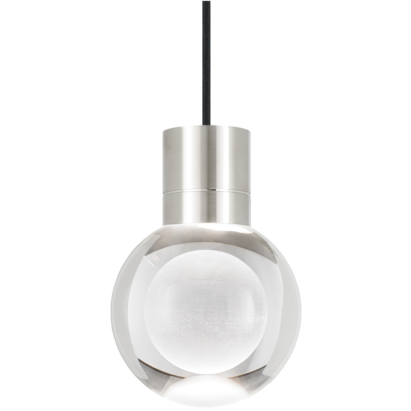 Mina Pendant 1-LITE Clear satin nickel 2700K 90 CRI led 90 cri 2700k 120v (t24) 