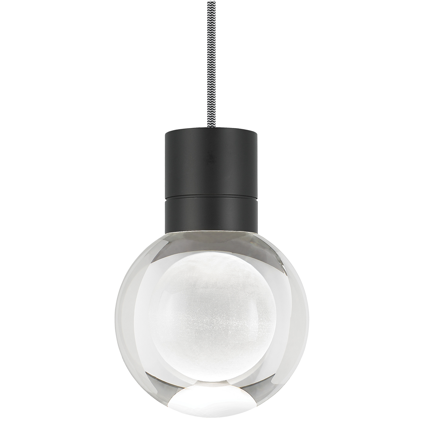 Mina Pendant 1-LITE Clear black 3000K-2200K 90 CRI led 90 cri warm color dimming 3000k - 2200k 120v (t24) 