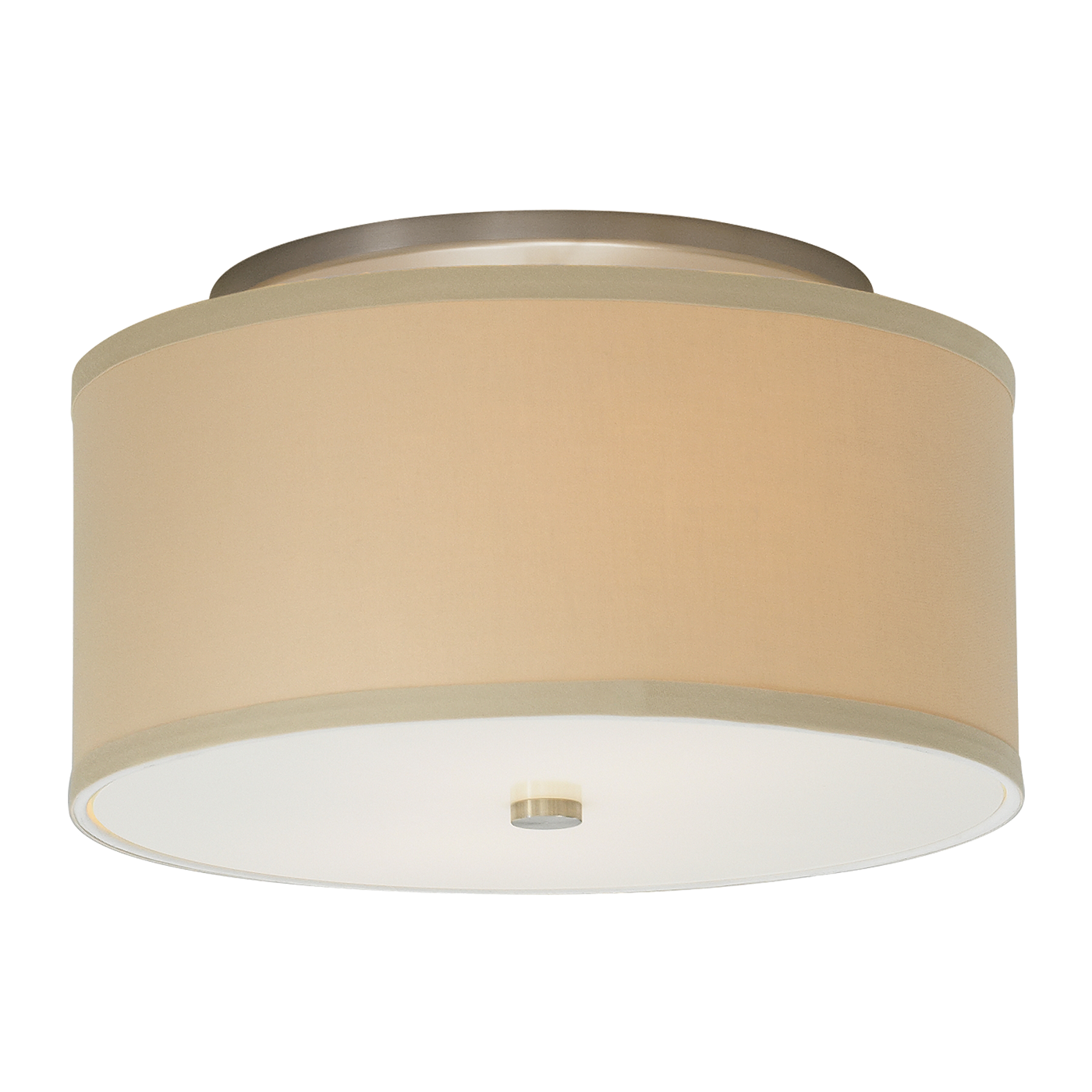 Mulberry Large Flush Mount Large Desert Clay satin nickel 3000K 90 CRI led 80 cri 3000k 120v