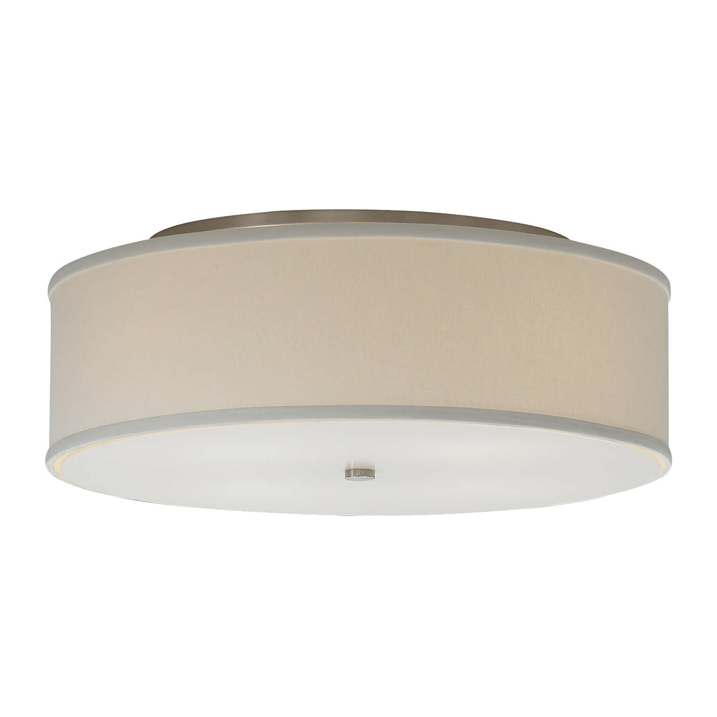 Mulberry Small Flush Mount Small White satin nickel 3000K 90 CRI led 80 cri 3000k 120v