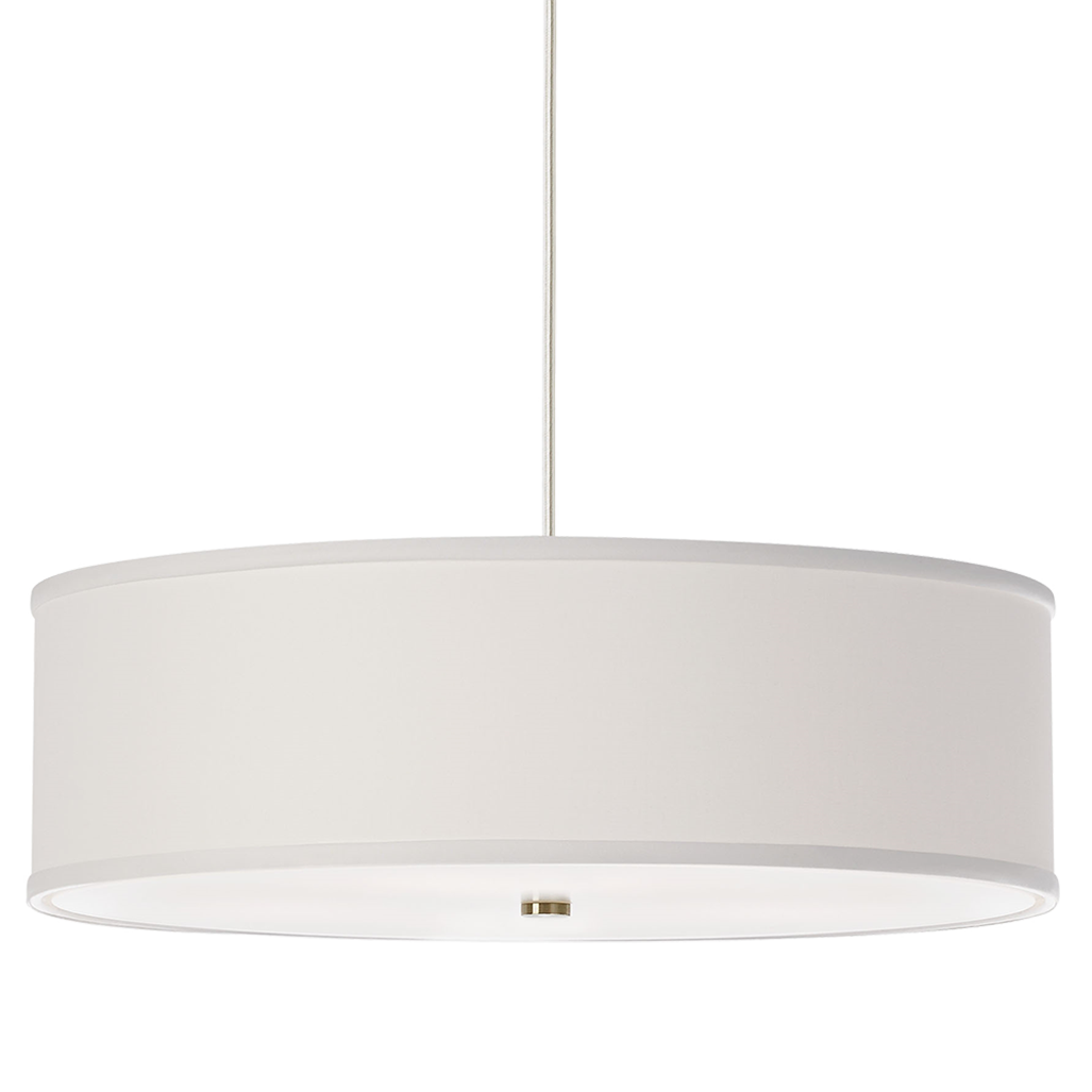 Mulberry Pendant White satin nickel 2700K 90 CRI a19 led 90 cri 2700k 120v (t20/t24)