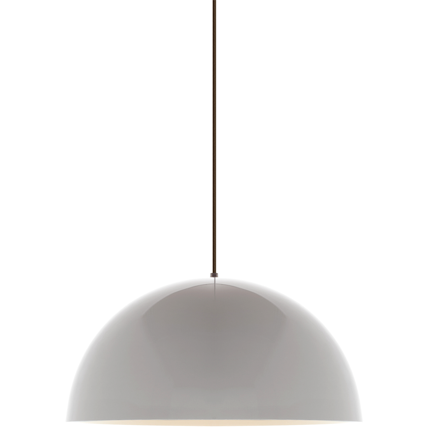 Powell Street Pendant Gloss White/White black 3000K 80 CRI g40 led 80 cri 3000k 120v 