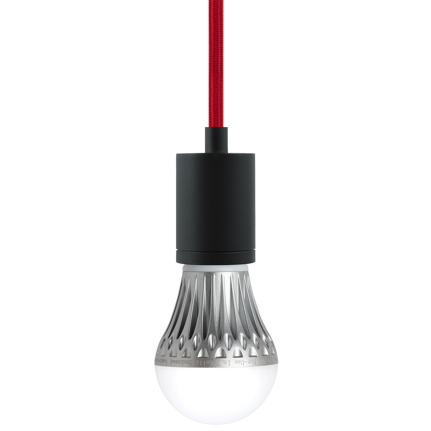 SoCo Pendant Modern Socket Black/White Cord black 