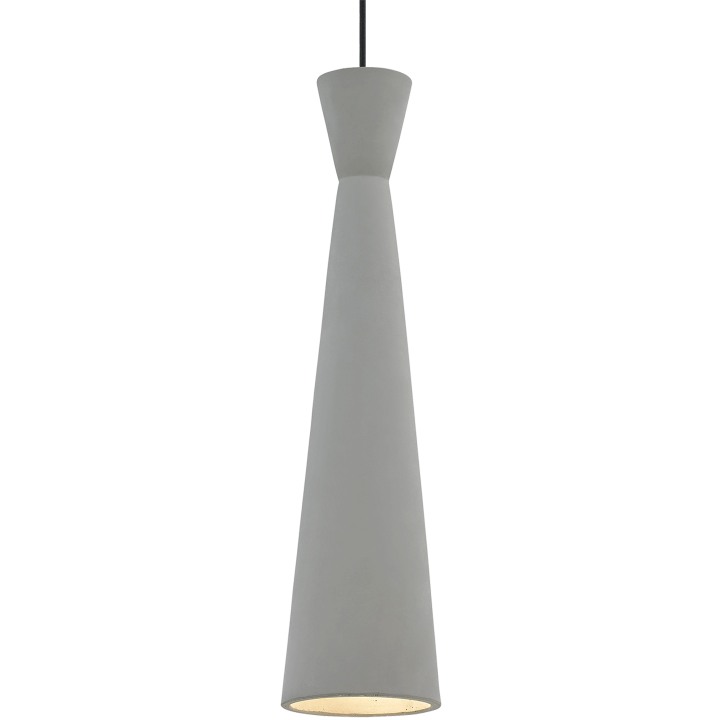 Windsor Line-Voltage Pendant Concrete black no lamp
