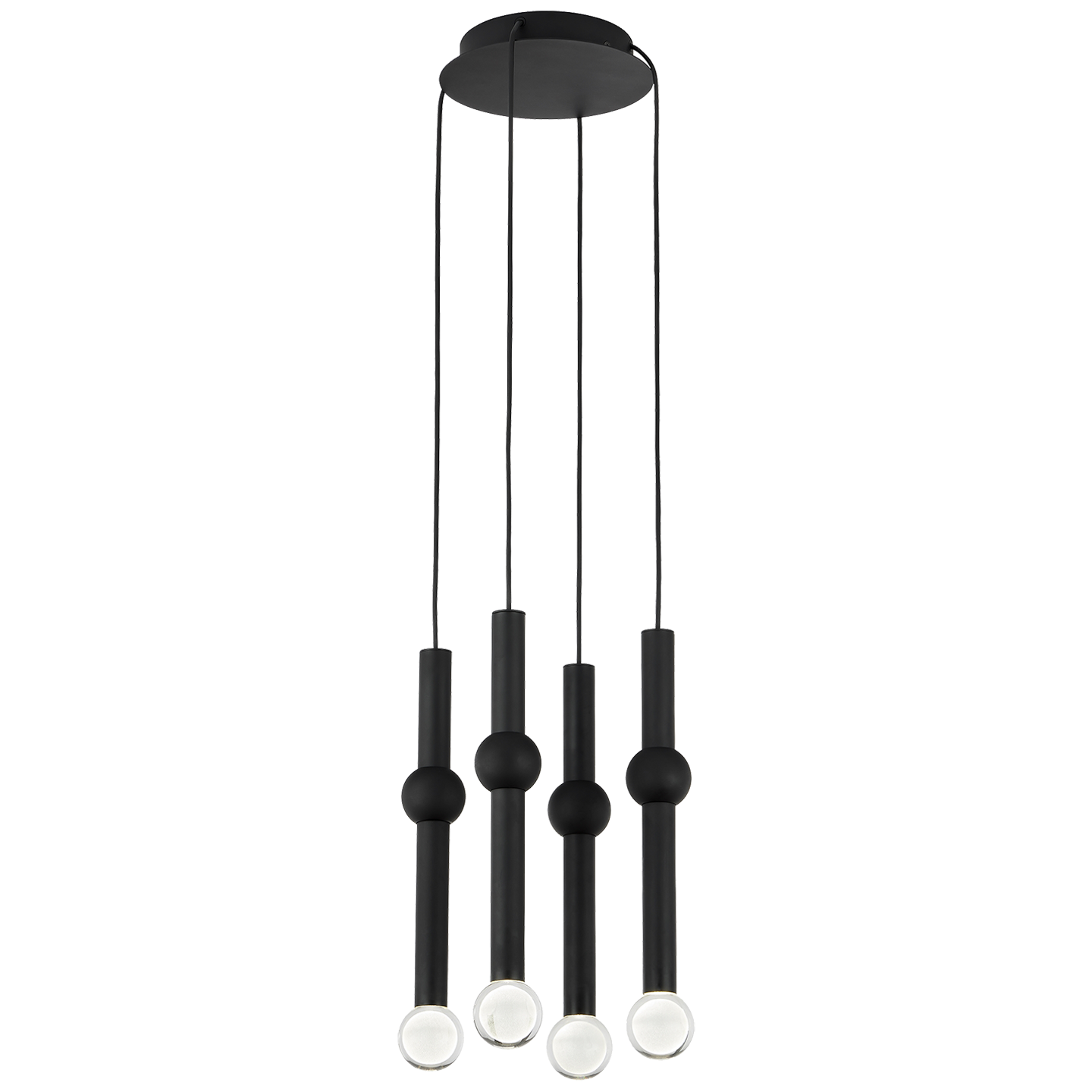 Guyed 4-Light Chandelier
