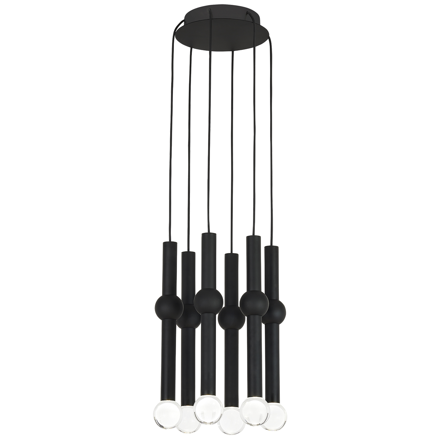Guyed 6-Light Chandelier