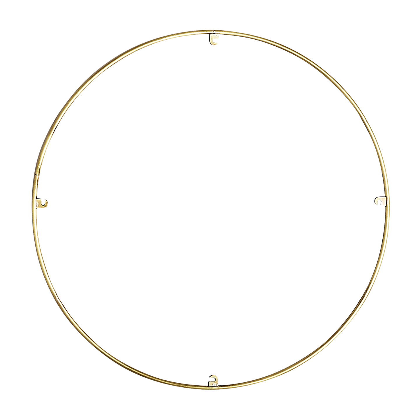 Trellis Spacer R424 Round 4 Port 24" natural brass 