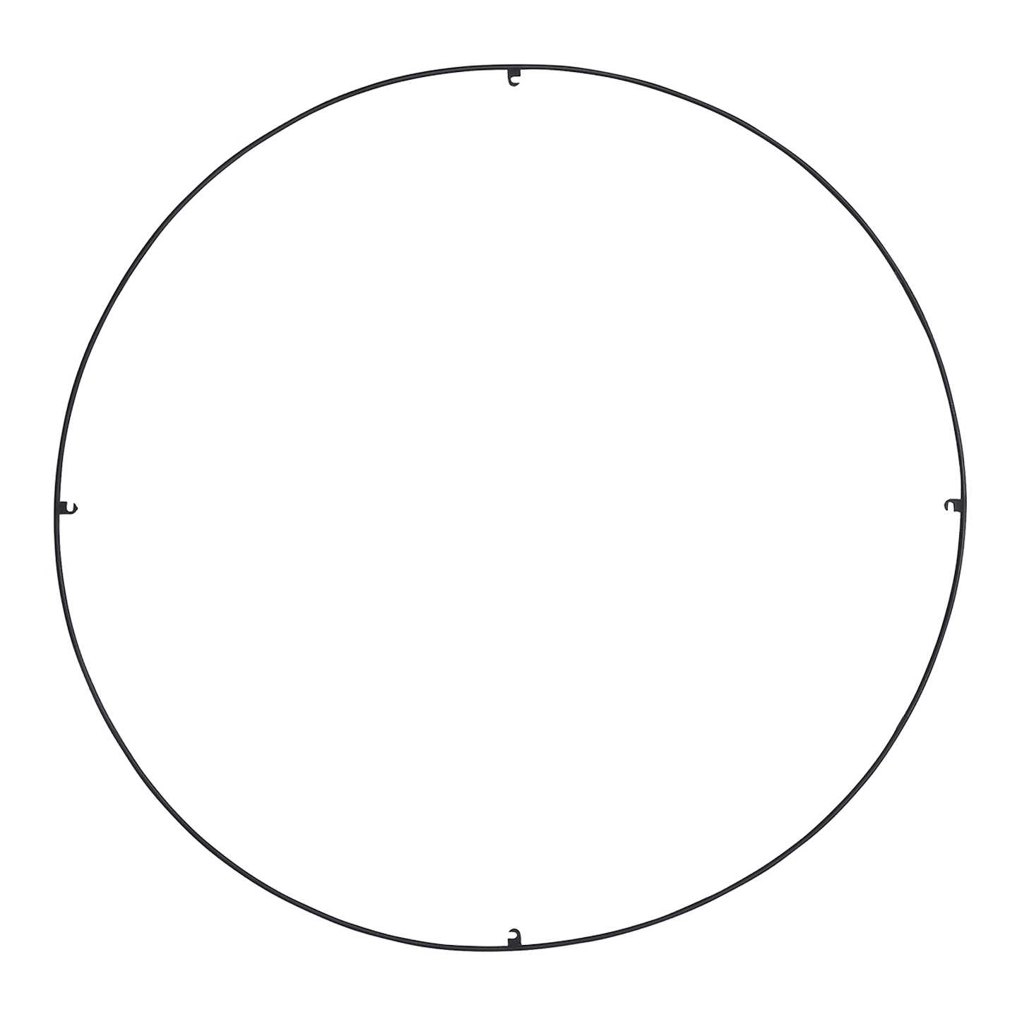 Trellis Spacer R430 Round 4 Port 30" nightshade black 