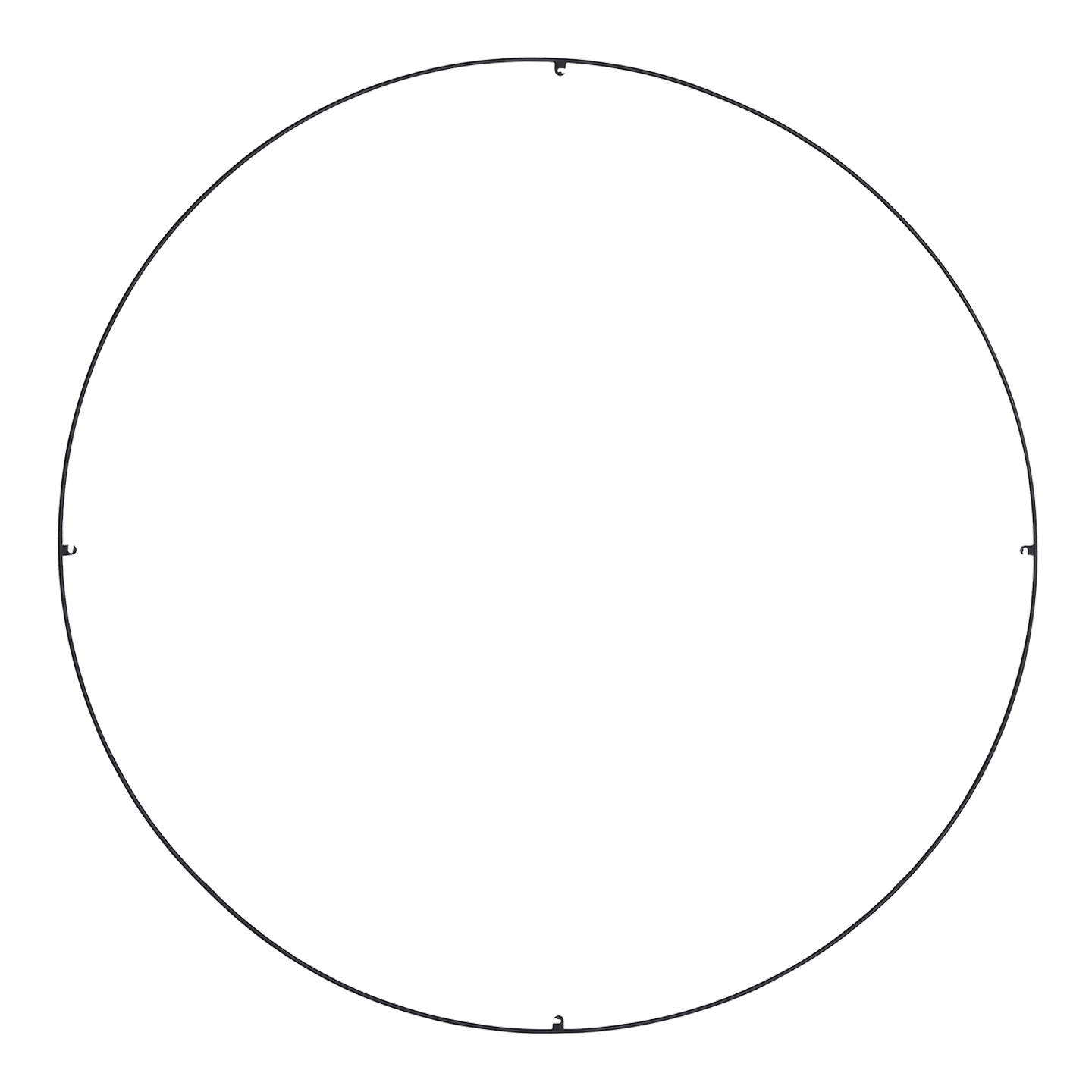 Trellis Spacer R440 Round 4 Port 40" nightshade black 