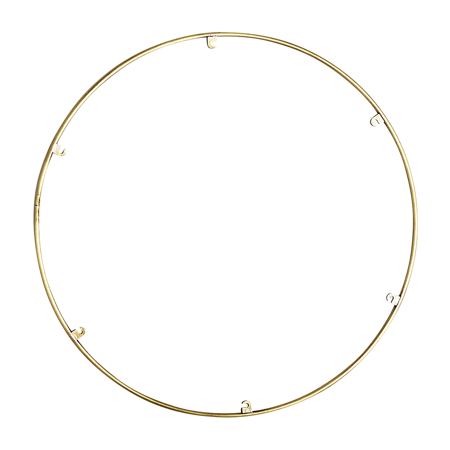 Trellis Spacer R618 Round 6 Port 18" natural brass 