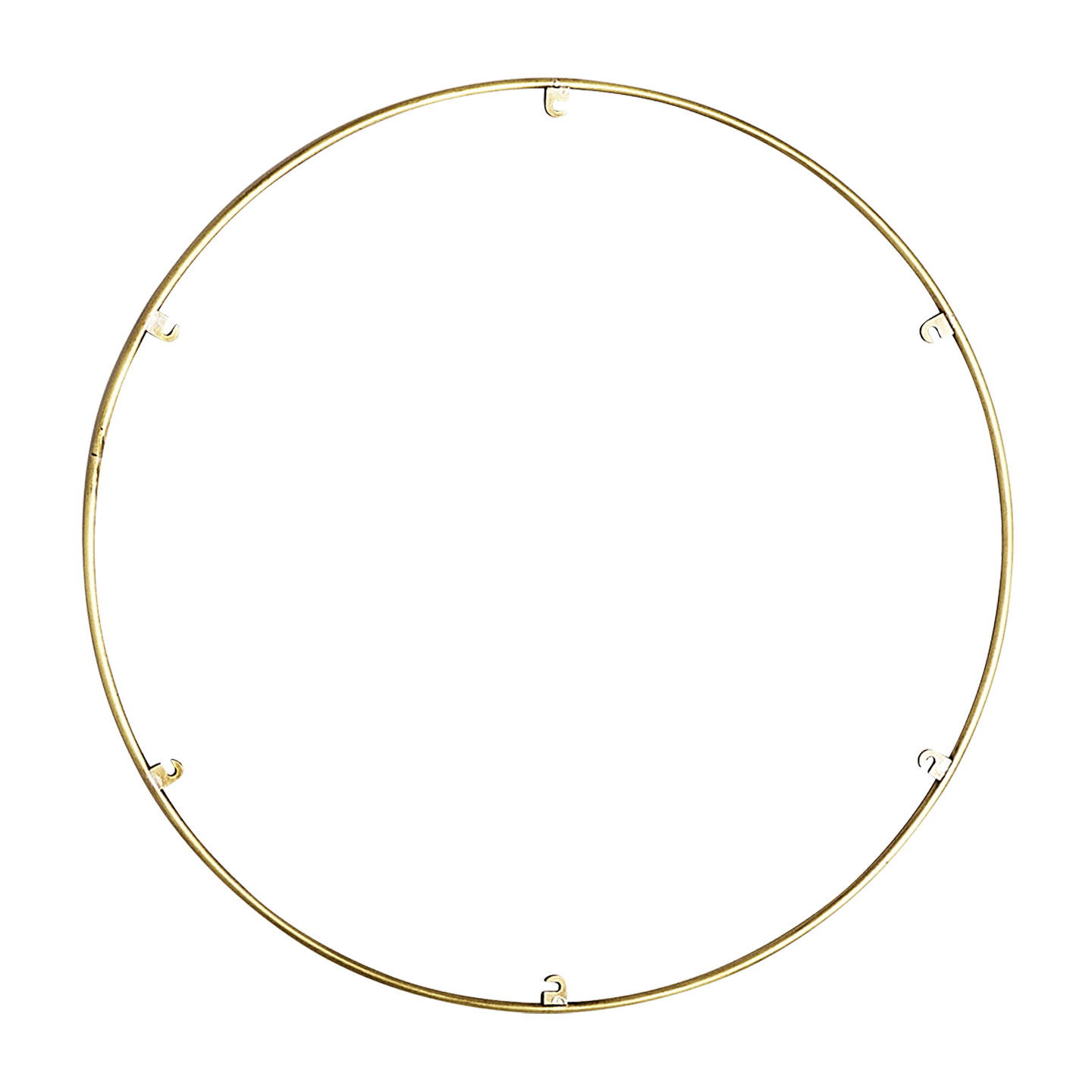 Trellis Spacer R624 Round 6 Port 24" natural brass 