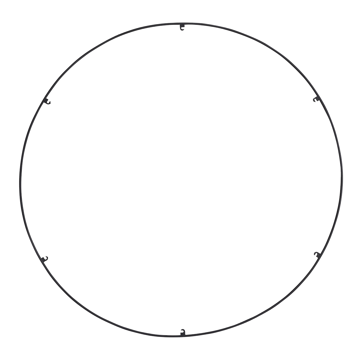 Trellis Spacer R630 Round 6 Port 30" nightshade black 