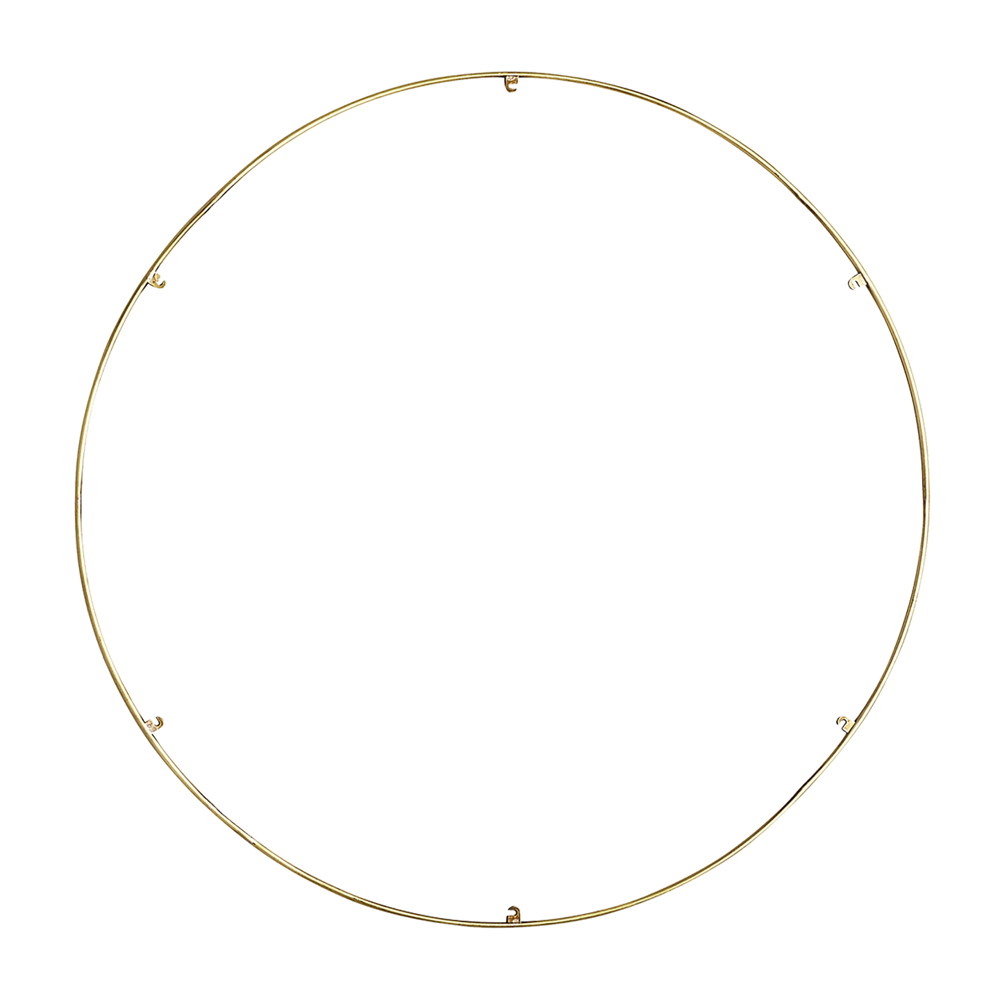 Trellis Spacer R630 Round 6 Port 30" natural brass 