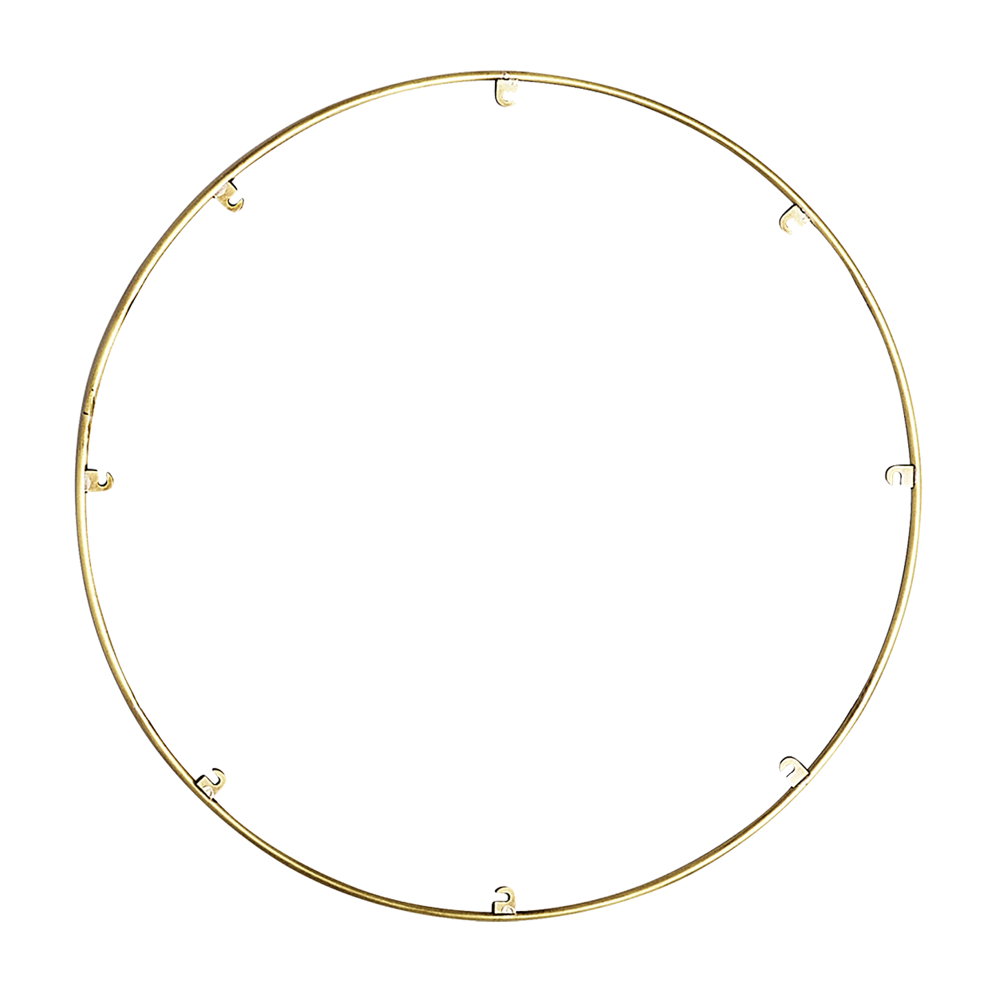 Trellis Spacer R824 Round 8 Port 24" natural brass 