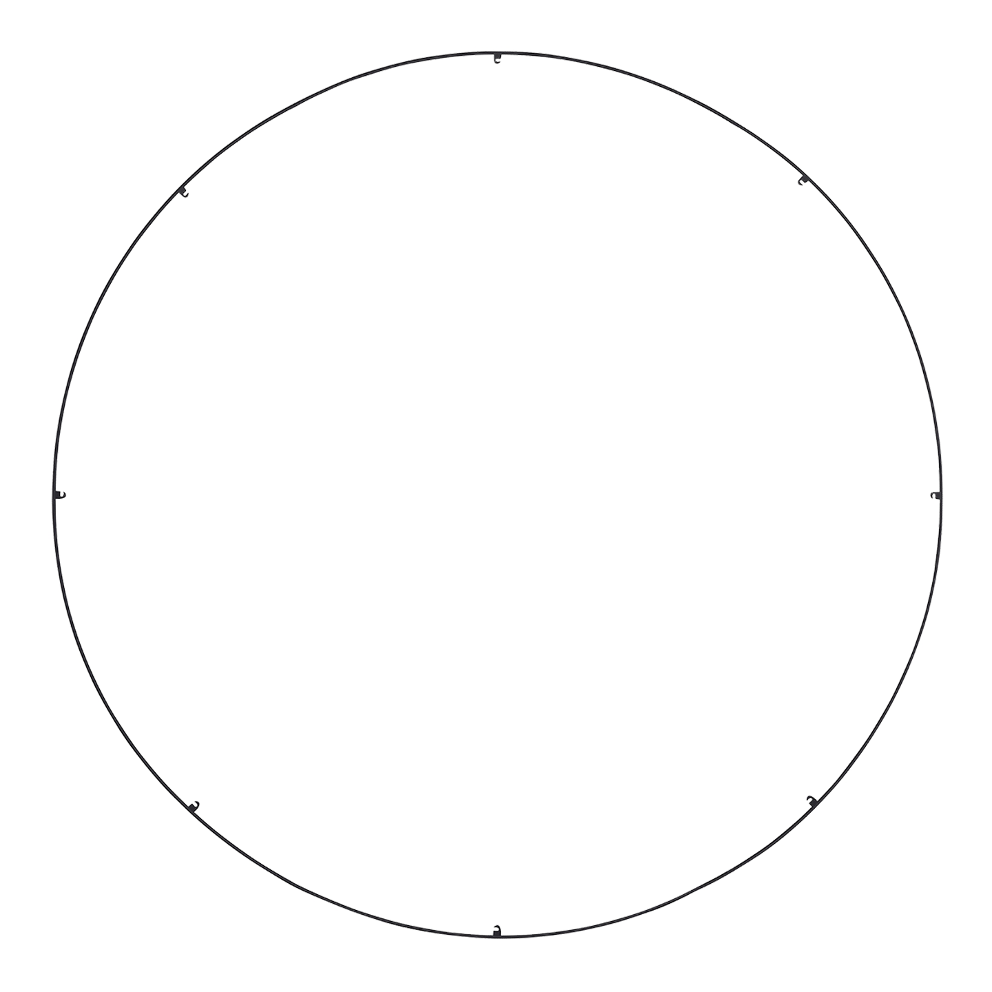 Trellis Spacer R850 Round 8 Port 50" nightshade black 