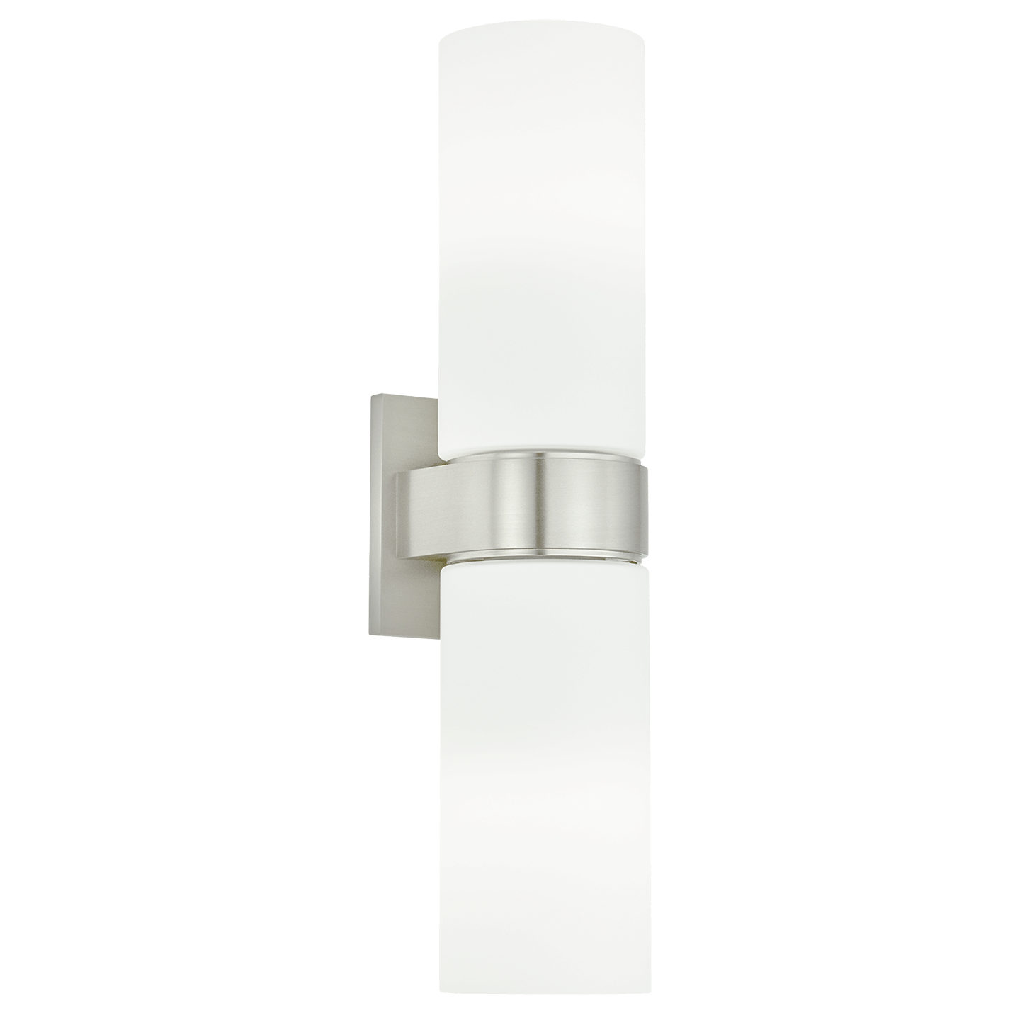 Hudson Wall White satin nickel no lamp