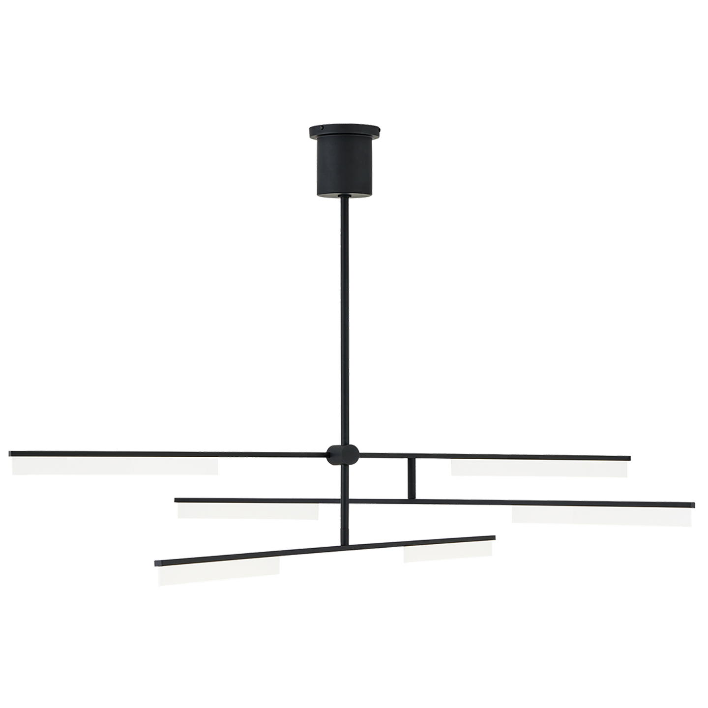 Klee 6-Light Chandelier in Nightshade Black