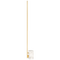 Klee 70 Floor Lamp natural brass/white marble 2700K 90 CRI integrated led 90 cri 2700k 120v-240v  