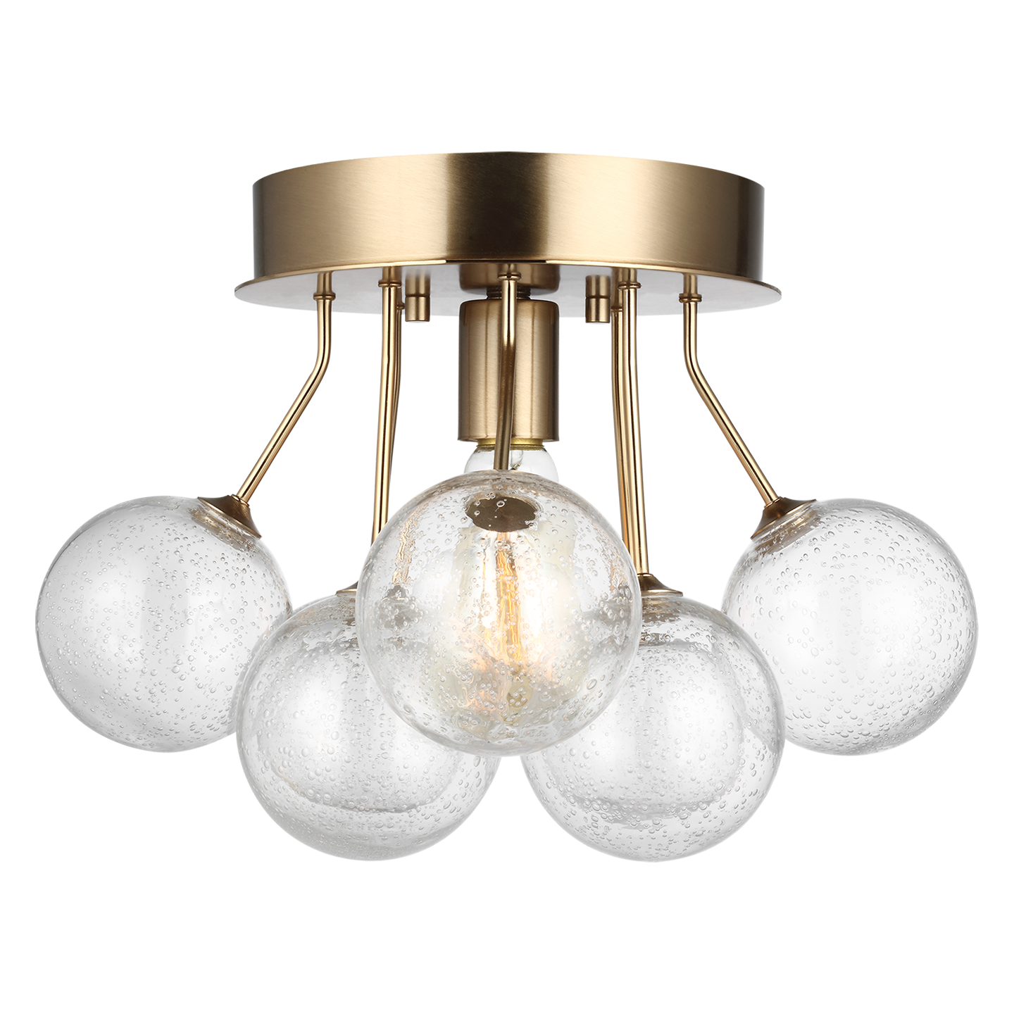 Bronzeville One Light SemiFlush Mount 7714301 Visual Comfort