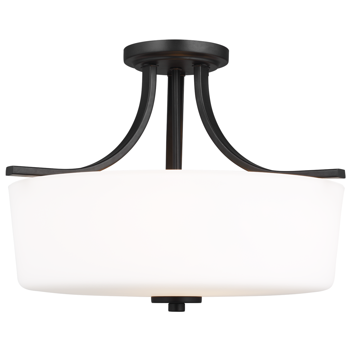 Canfield Three Light Semi-Flush Mount - 7728803 | Visual Comfort