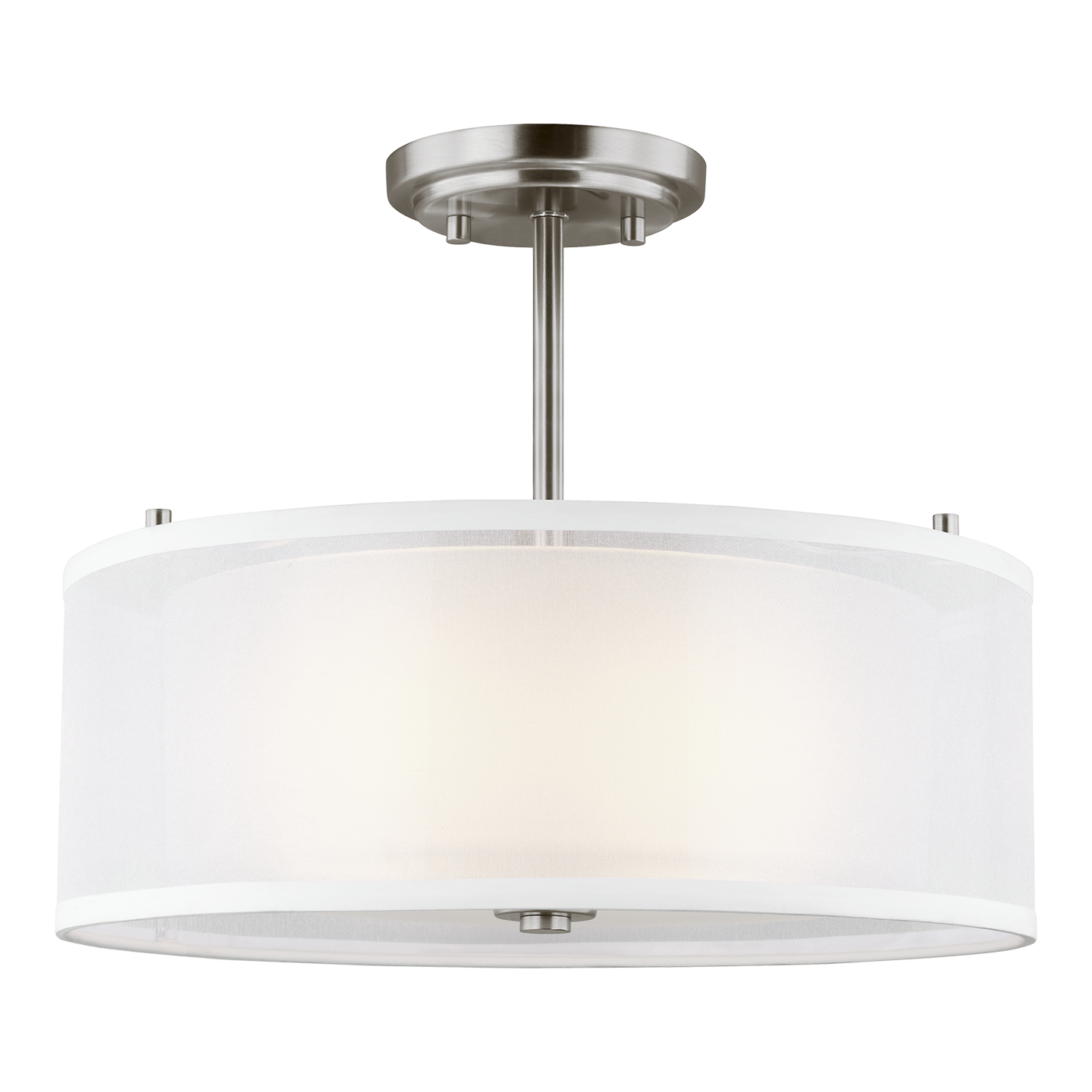 Elmwood Park Two Light Semi Flush Mount by Visual Comfort & Co.