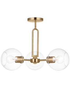 Codyn Three Light Semi-Flush Convertible Pendant
