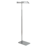 Studio Swing Arm Floor Lamp in Polished Nickel