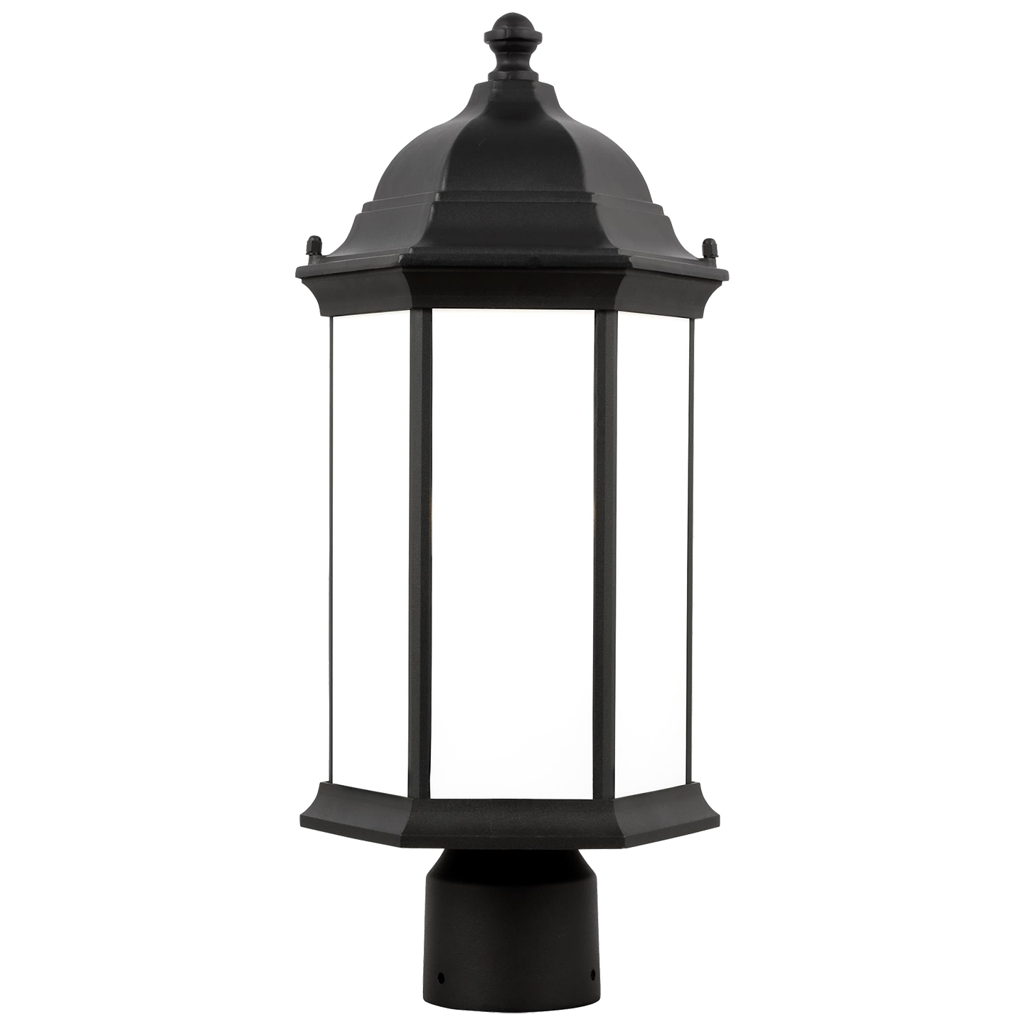 Sevier Medium One Light Outdoor Post Lantern Black