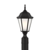 Bakersville One Light Outdoor Post Lantern Black