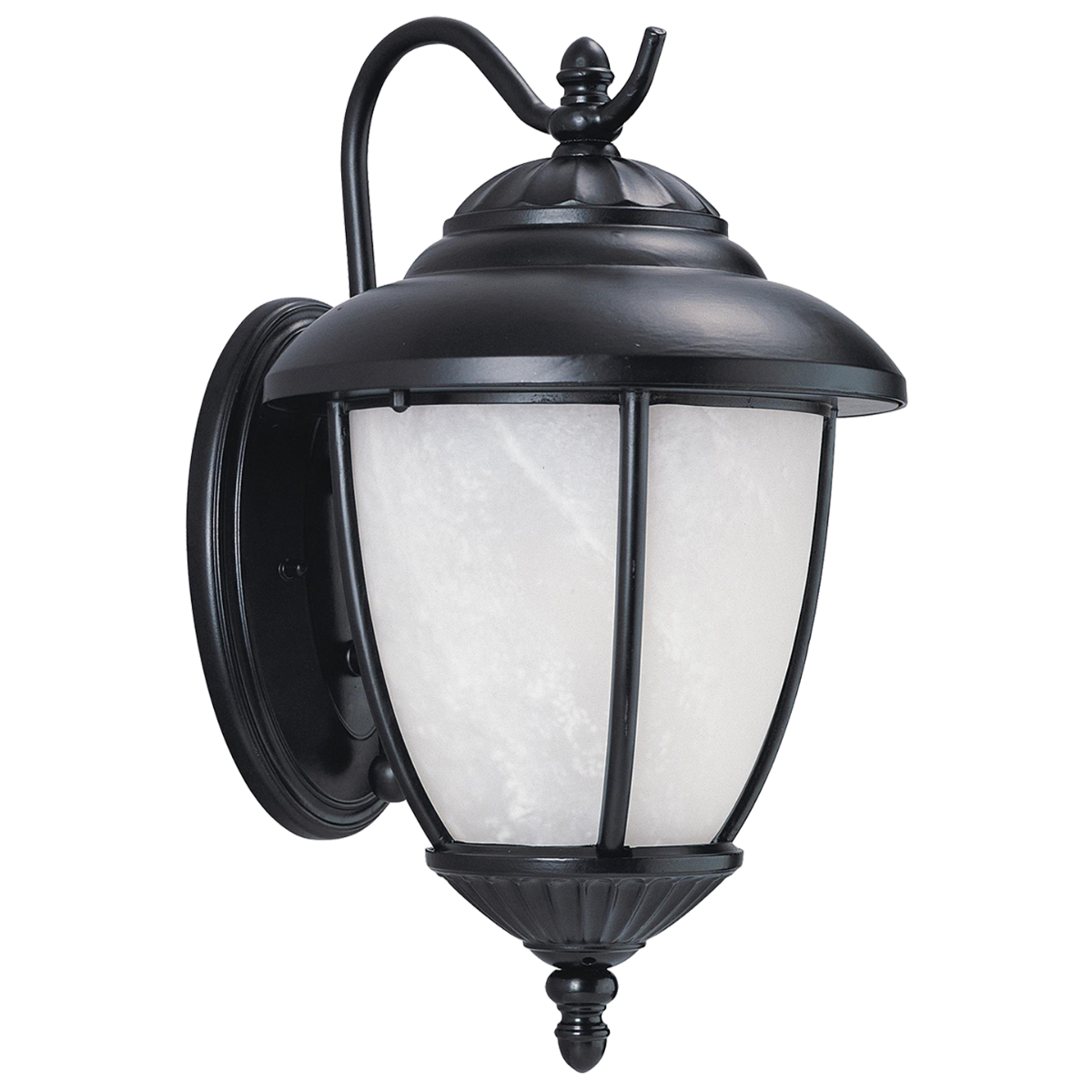 Yorktown One Light Outdoor Wall Lantern Black Bulbs Inc