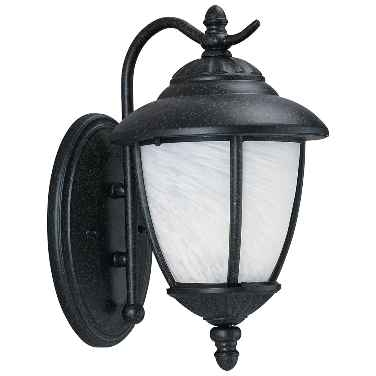 Yorktown One Light Outdoor Wall Lantern Forged Iron Bulbs Inc