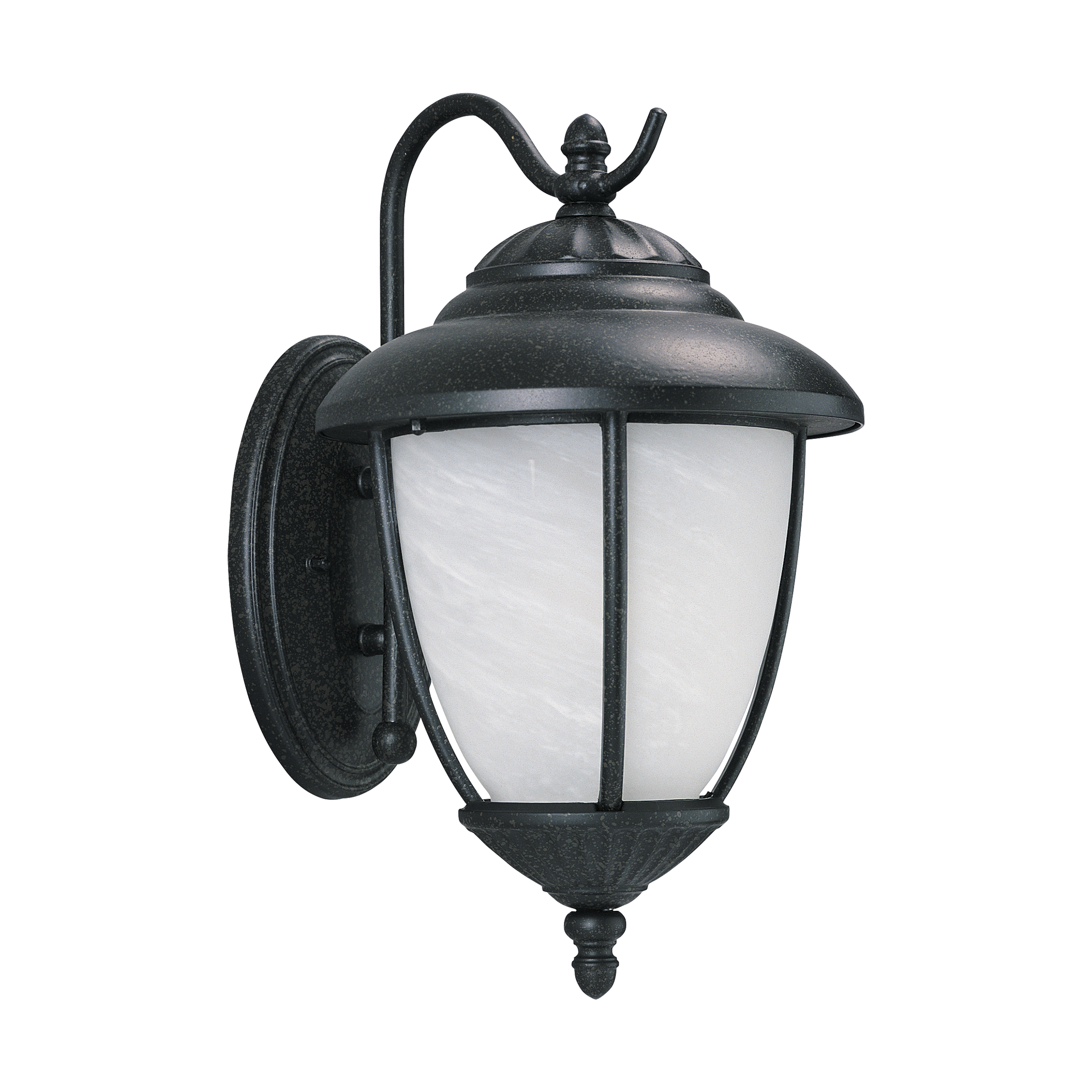Yorktown Large One Light Outdoor Wall Lantern Black