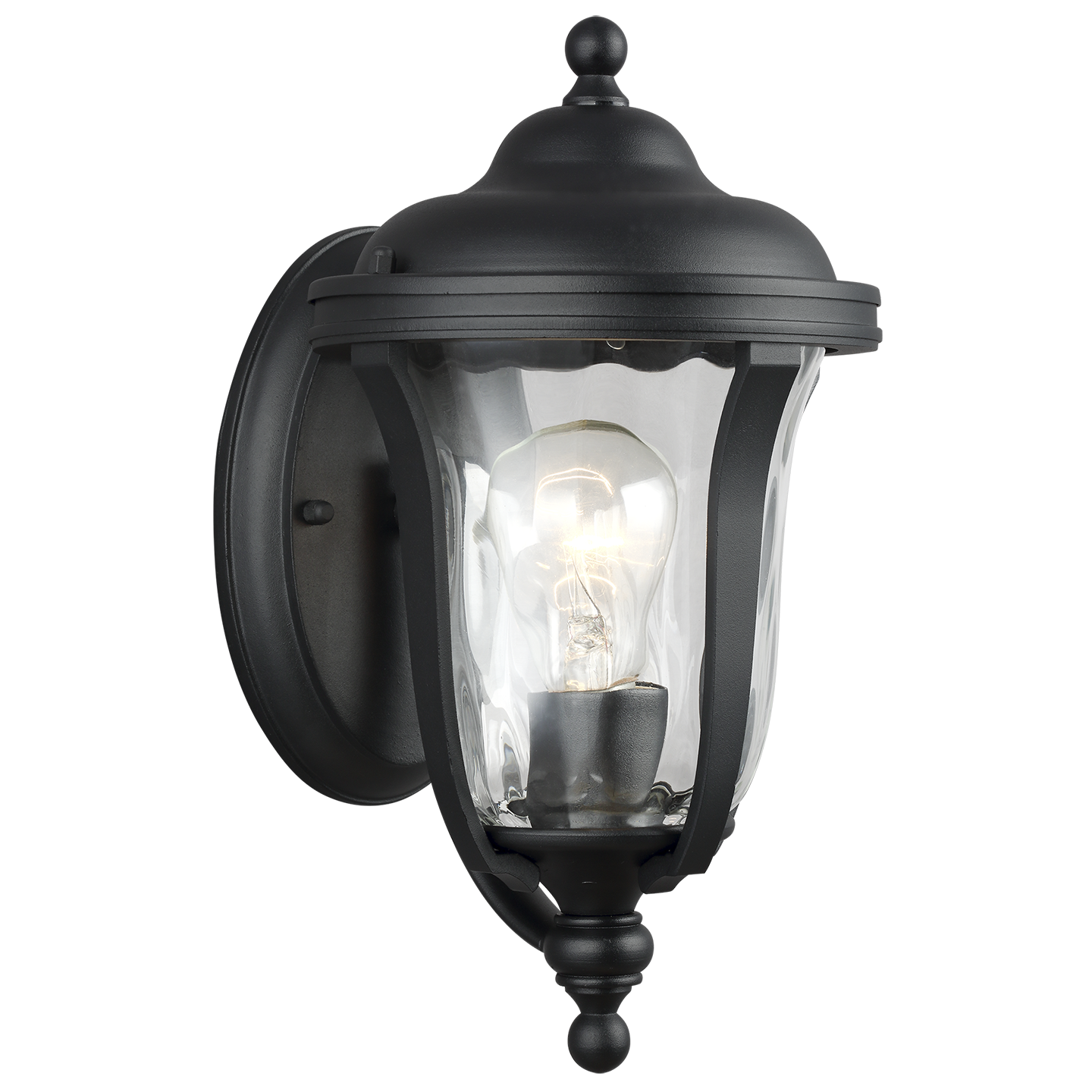 Perrywood Extra Small One Light Outdoor Wall Lantern Black