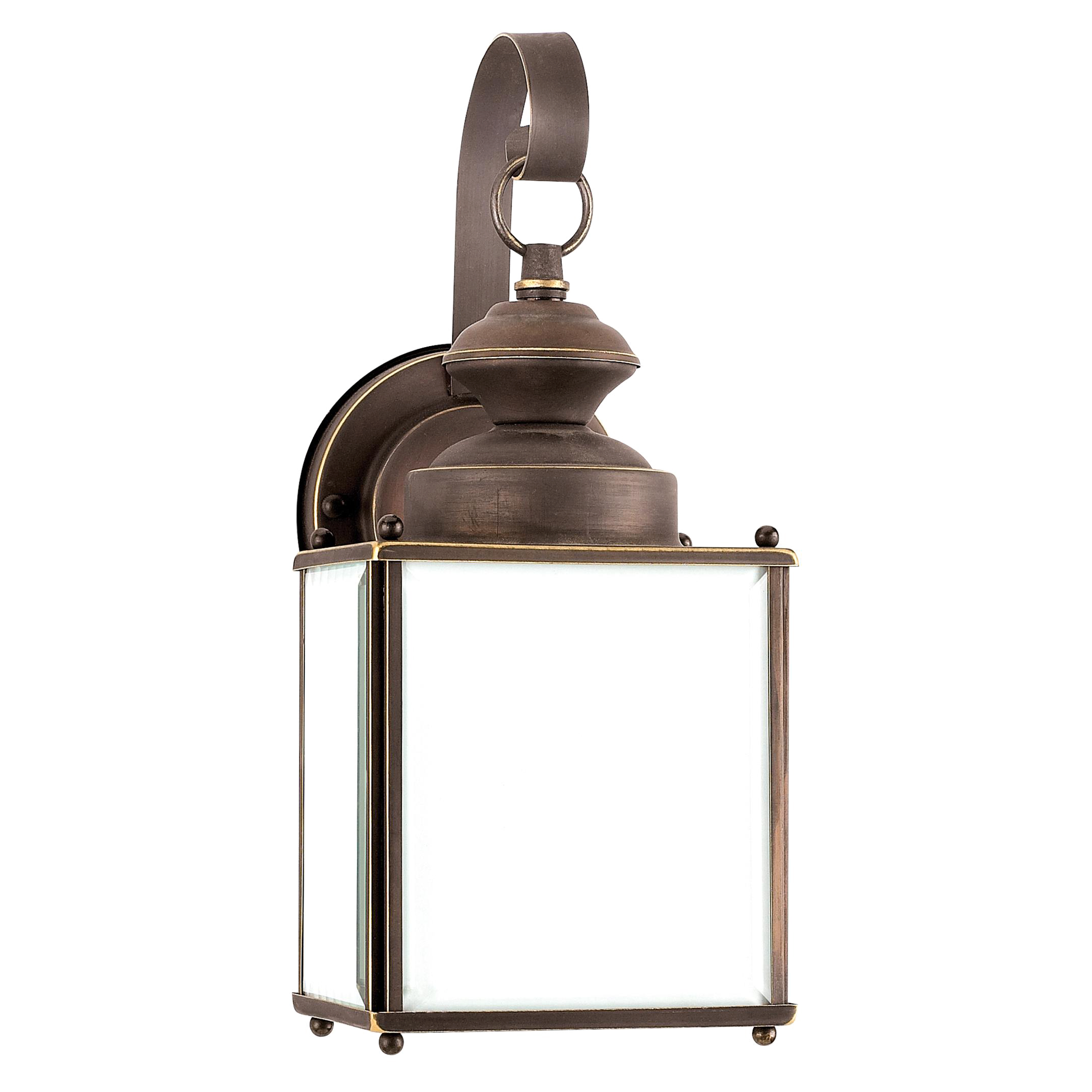 Jamestowne One Light Outdoor Wall Lantern Antique Bronze Bulbs Inc