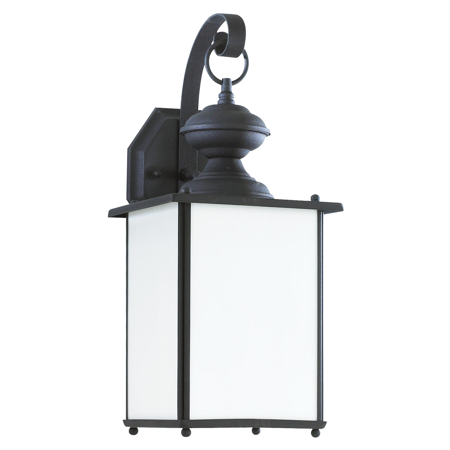 Jamestowne One Light Outdoor Wall Lantern Black