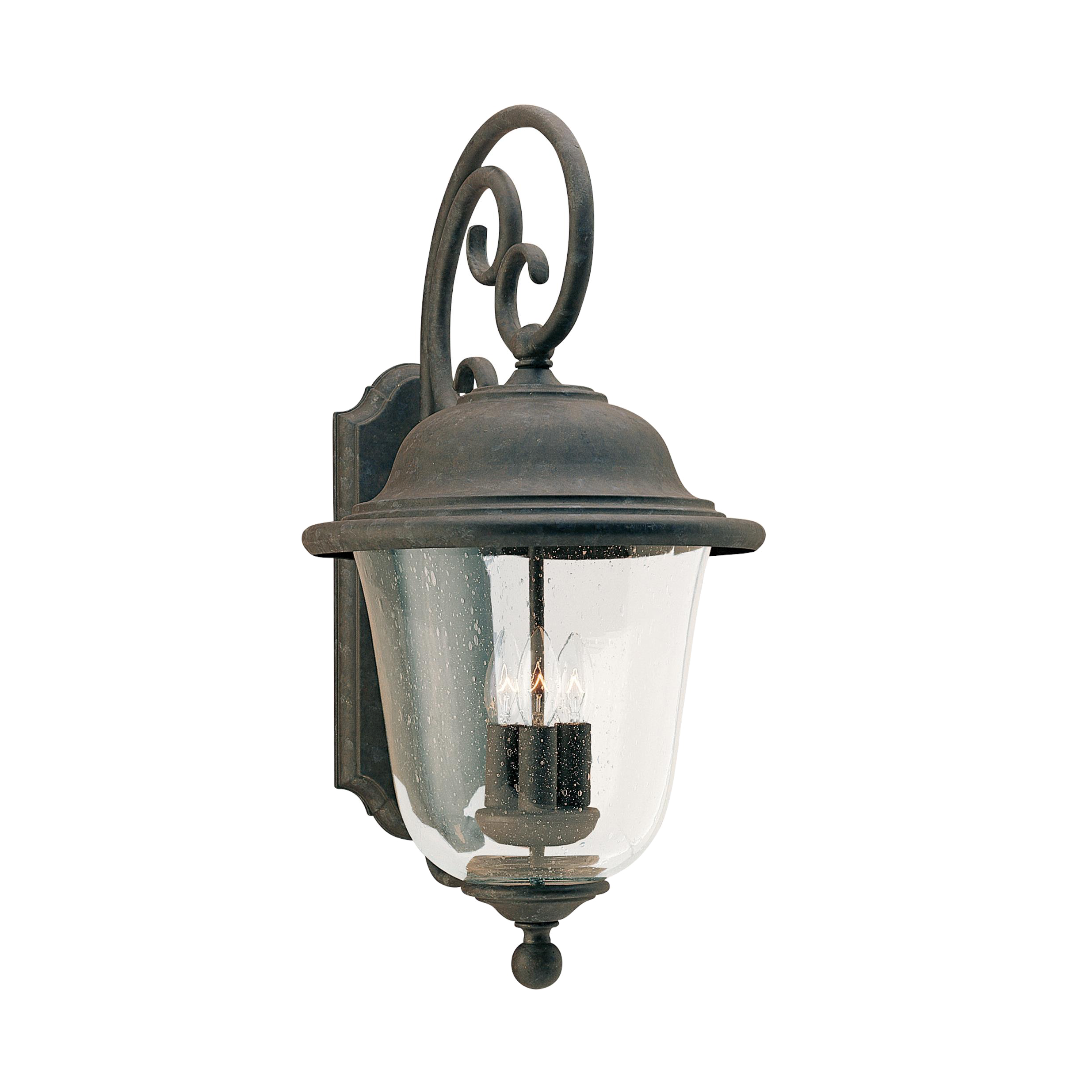 Trafalgar Three Light Outdoor Wall Lantern 8461 Visual Comfort