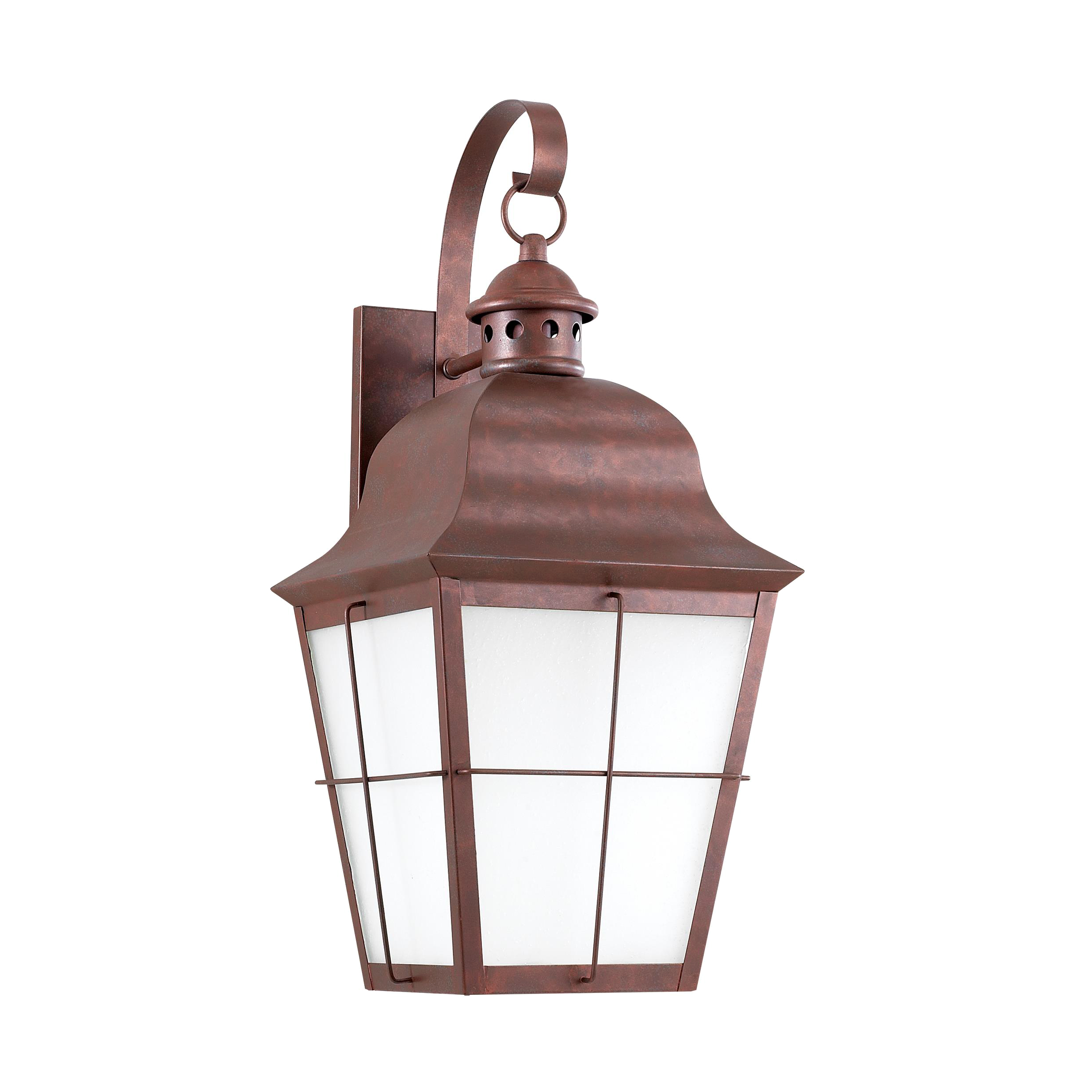 Chatham One Light Outdoor Wall Lantern Weathered Copper