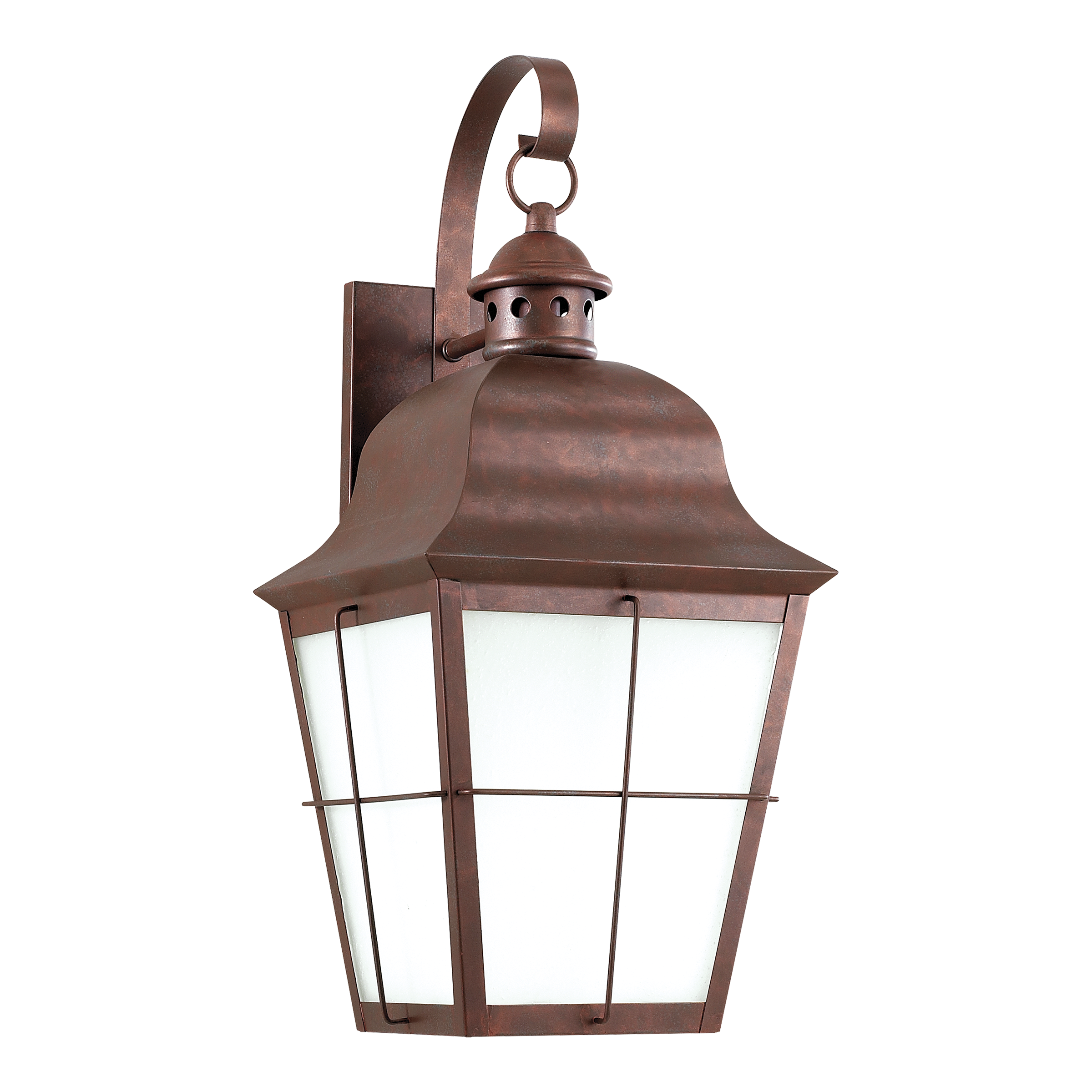 Chatham One Light Outdoor Wall Lantern Weathered Copper Bulbs Inc