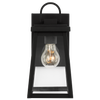 Founders Small One Light Outdoor Wall Lantern Black Bulbs Inc