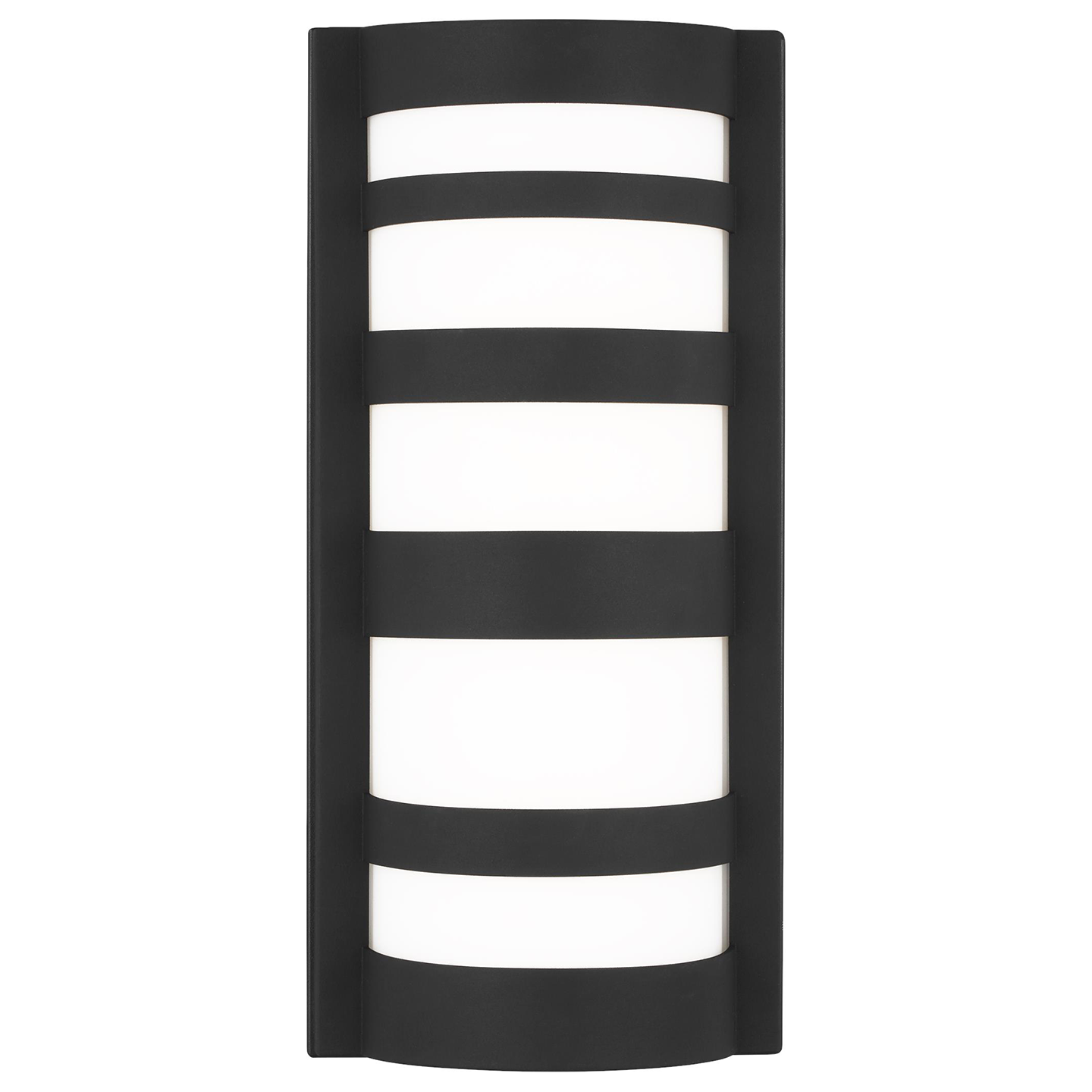 Rebay Medium LED Outdoor Wall Lantern Black