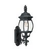 Wynfield Large Two Light Outdoor Wall Lantern Black Bulbs Inc
