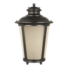 Cape May  Extra Large One Light Outdoor Wall Lantern Burled Iron Bulbs Inc