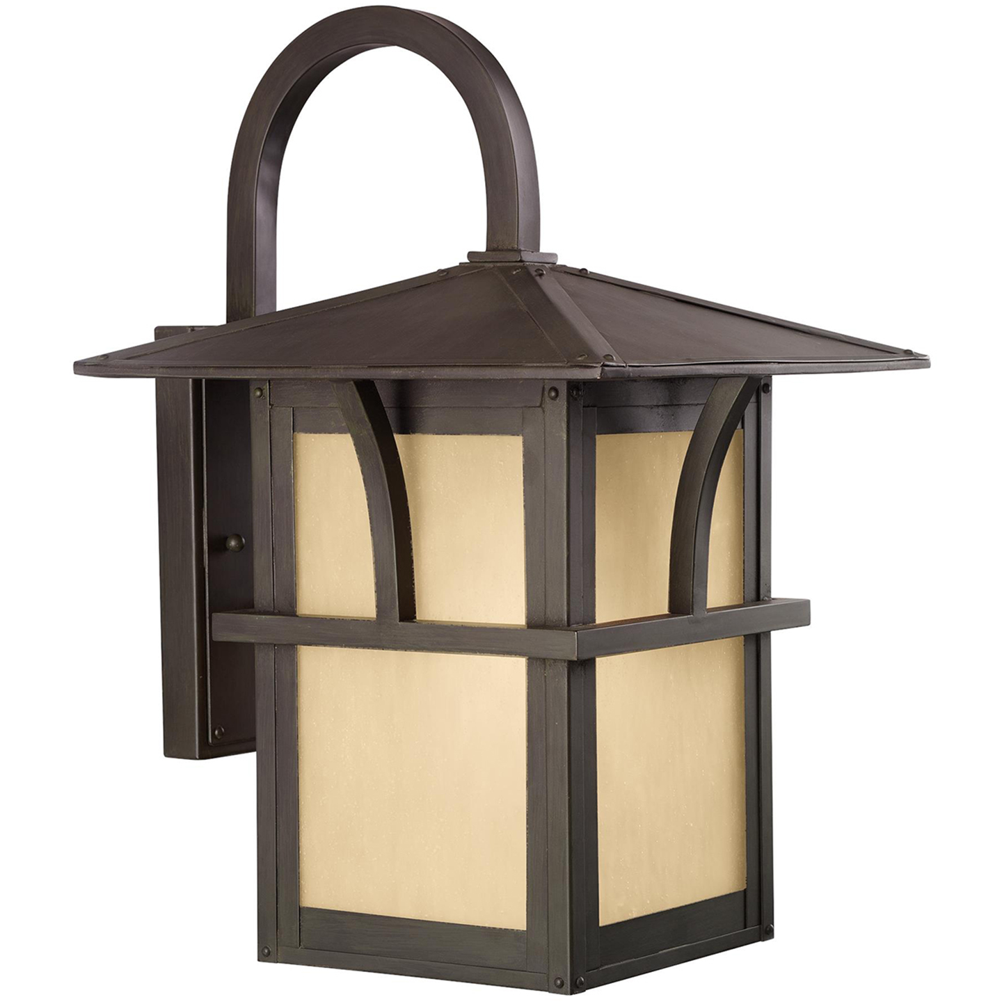 Medford Lakes Large One Light Outdoor Wall Lantern Statuary Bronze Bulbs Included