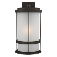 Wilburn Extra Large One Light Outdoor Wall Lantern Antique Bronze