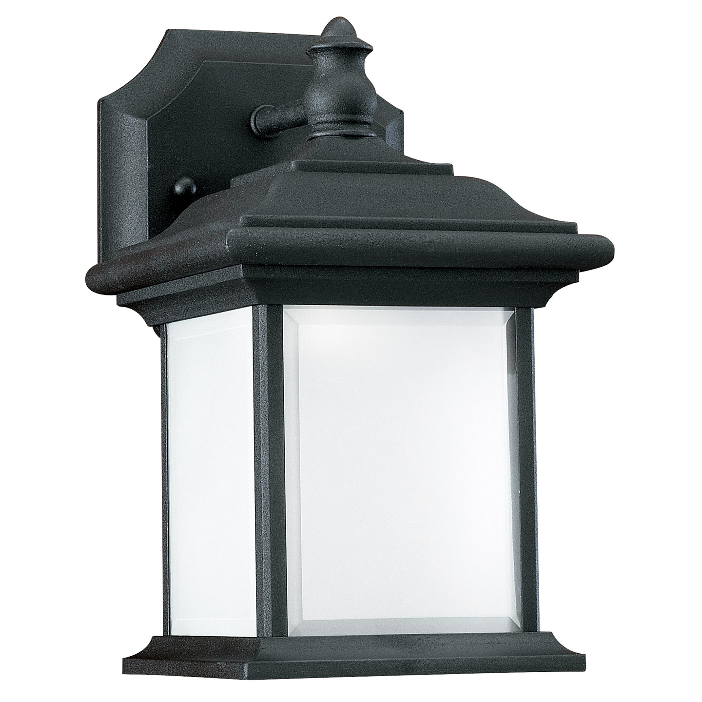Wynfield Small One Light Outdoor Wall Lantern Black Bulbs Inc