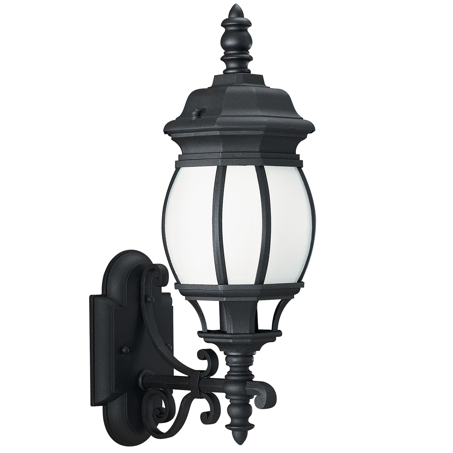 Wynfield Medium One Light Outdoor Wall Lantern Black Bulbs Inc