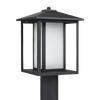 Hunnington One Light Outdoor Post Lantern Black Bulbs Inc