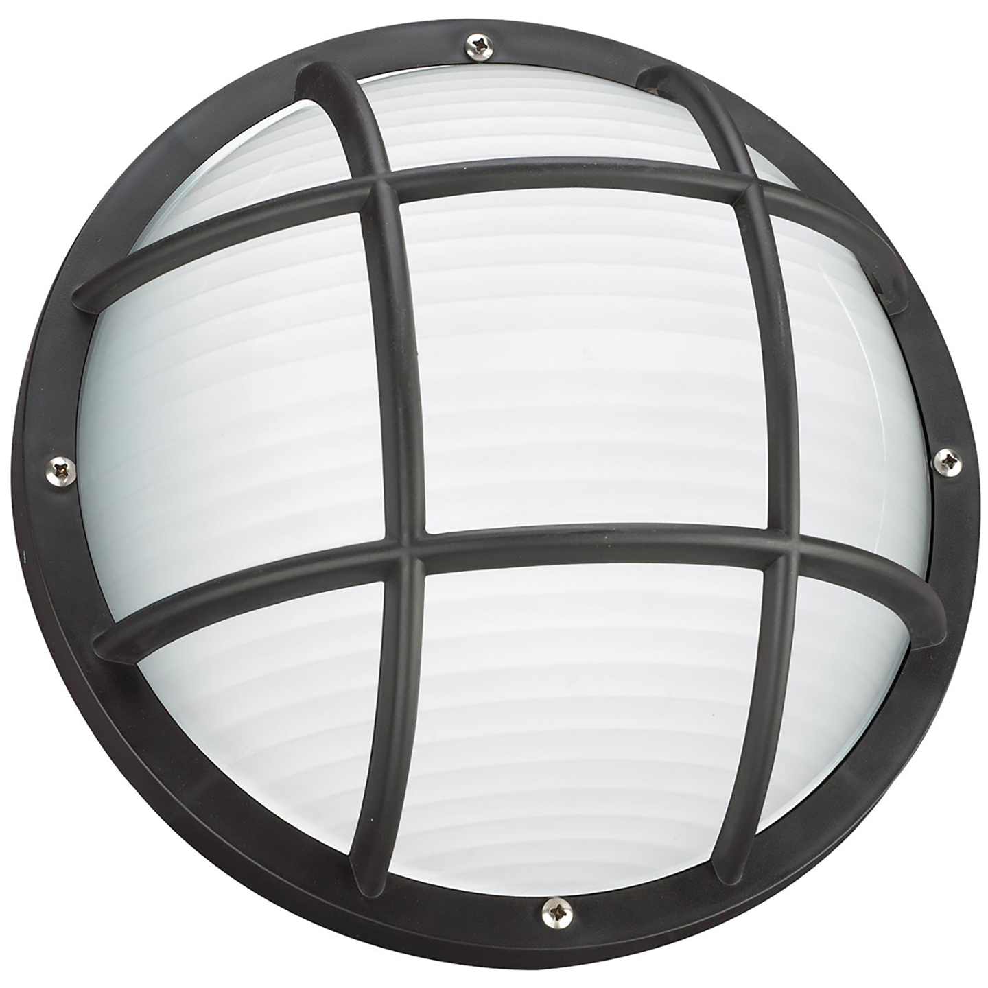 Bayside One Light Outdoor Wall / Ceiling Mount Black